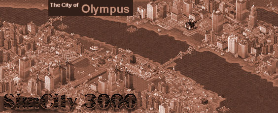 SimCity 3000 aerial shot